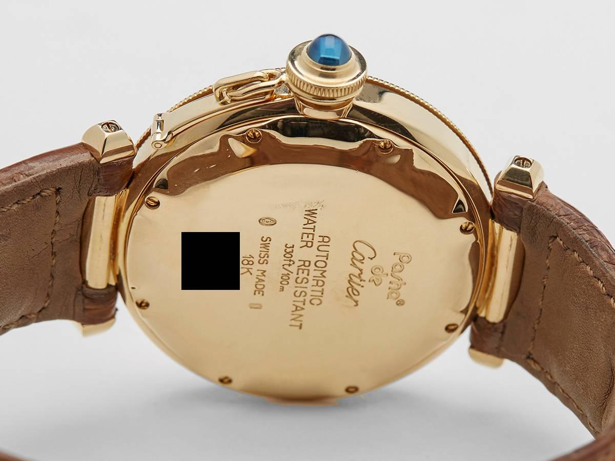 Cartier Yellow Gold Pasha de Cartier Automatic Wristwatch W3004856  4
