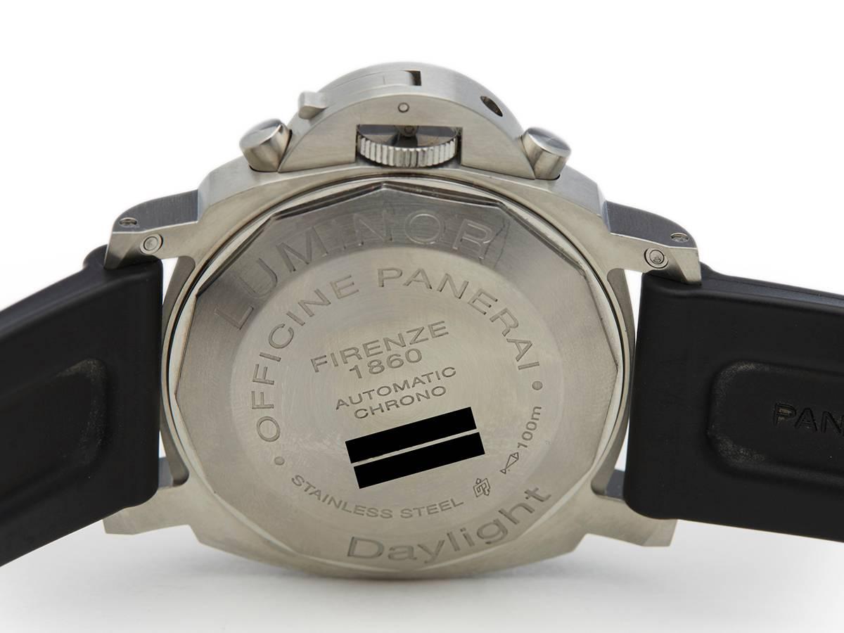 Panerai Stainless Steel Luminor Daylight Automatic Wristwatch PAM356   1
