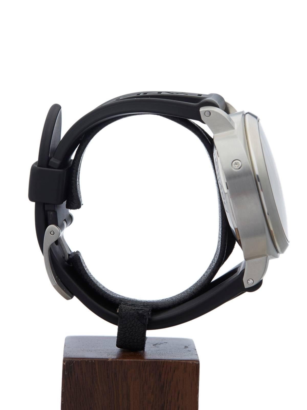 Men's Panerai Stainless Steel Luminor Daylight Automatic Wristwatch PAM356  