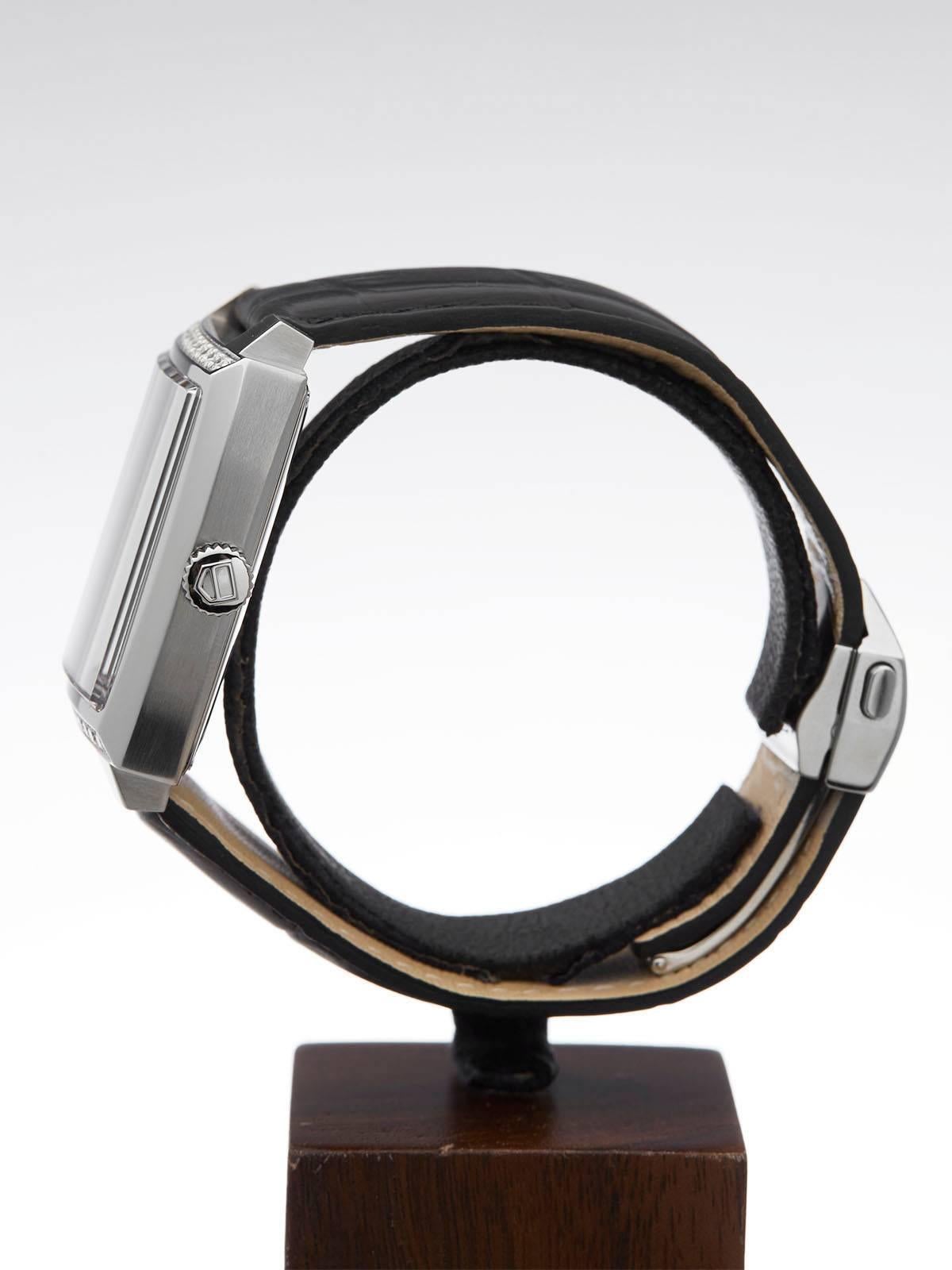Tag Heuer Ladies Stainless Steel Monaco Quartz Wristwatch WAW1313  1
