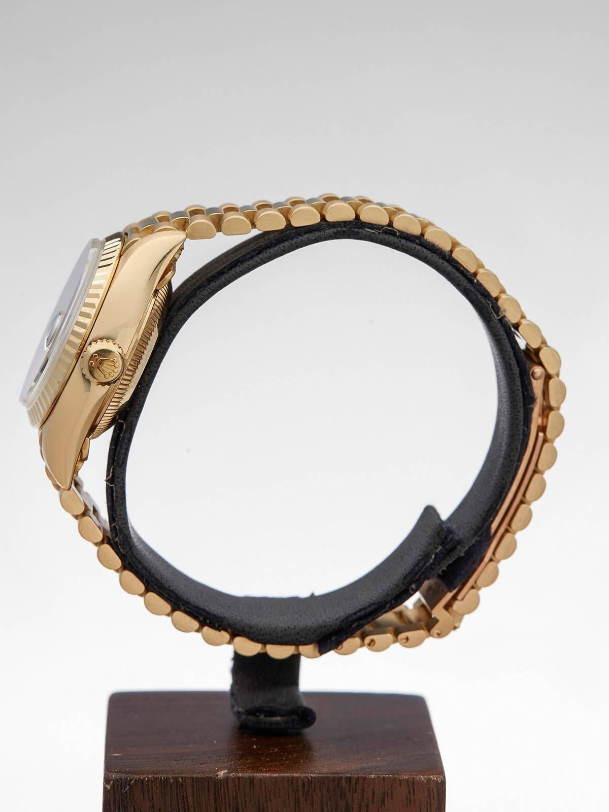 Rolex Ladies Yellow Gold Datejust Automatic Wristwatch 79178 1
