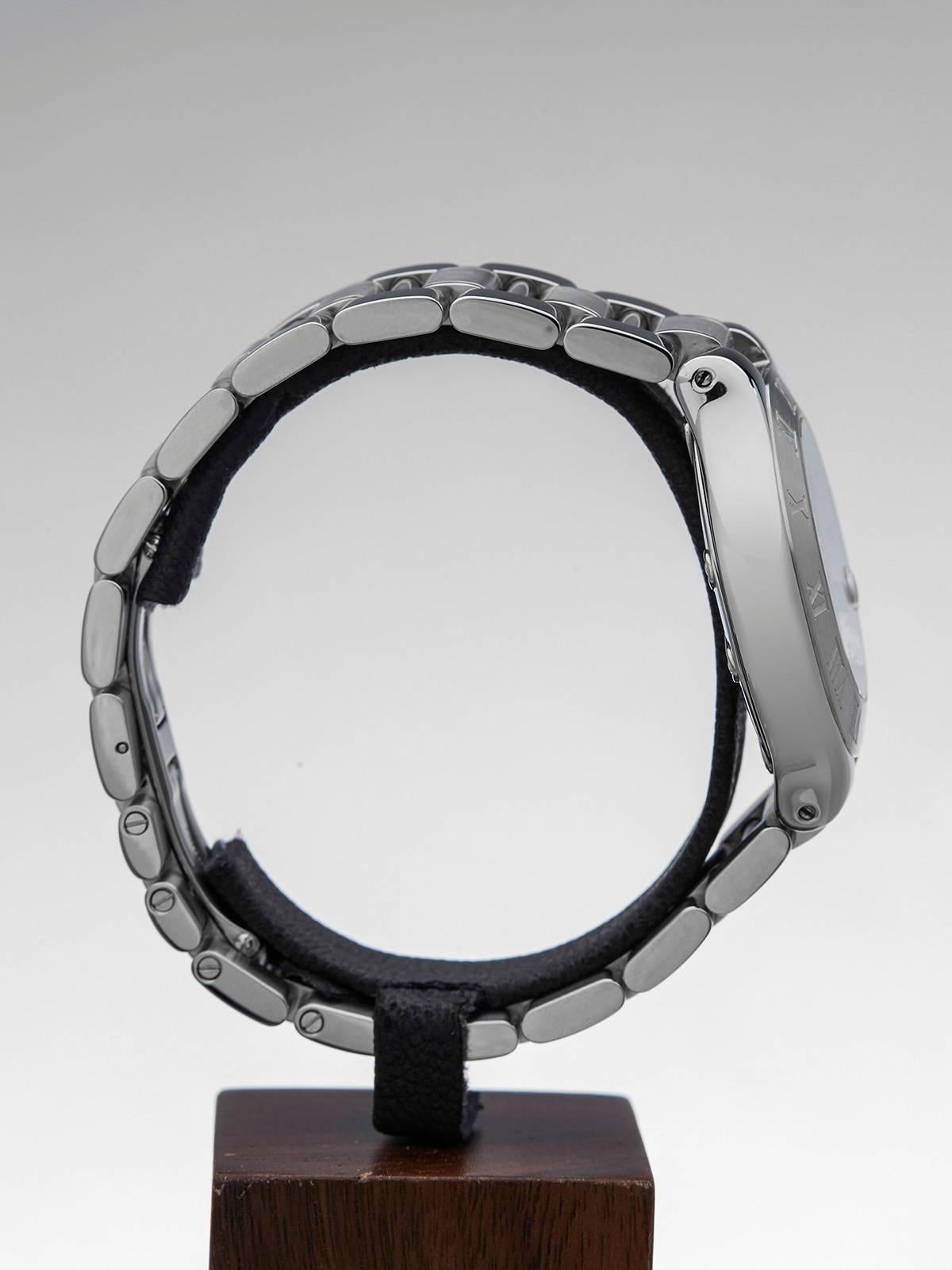 Cartier Must de Cartier Stainless Steel Chronoscaph Quartz Wristwatch 3