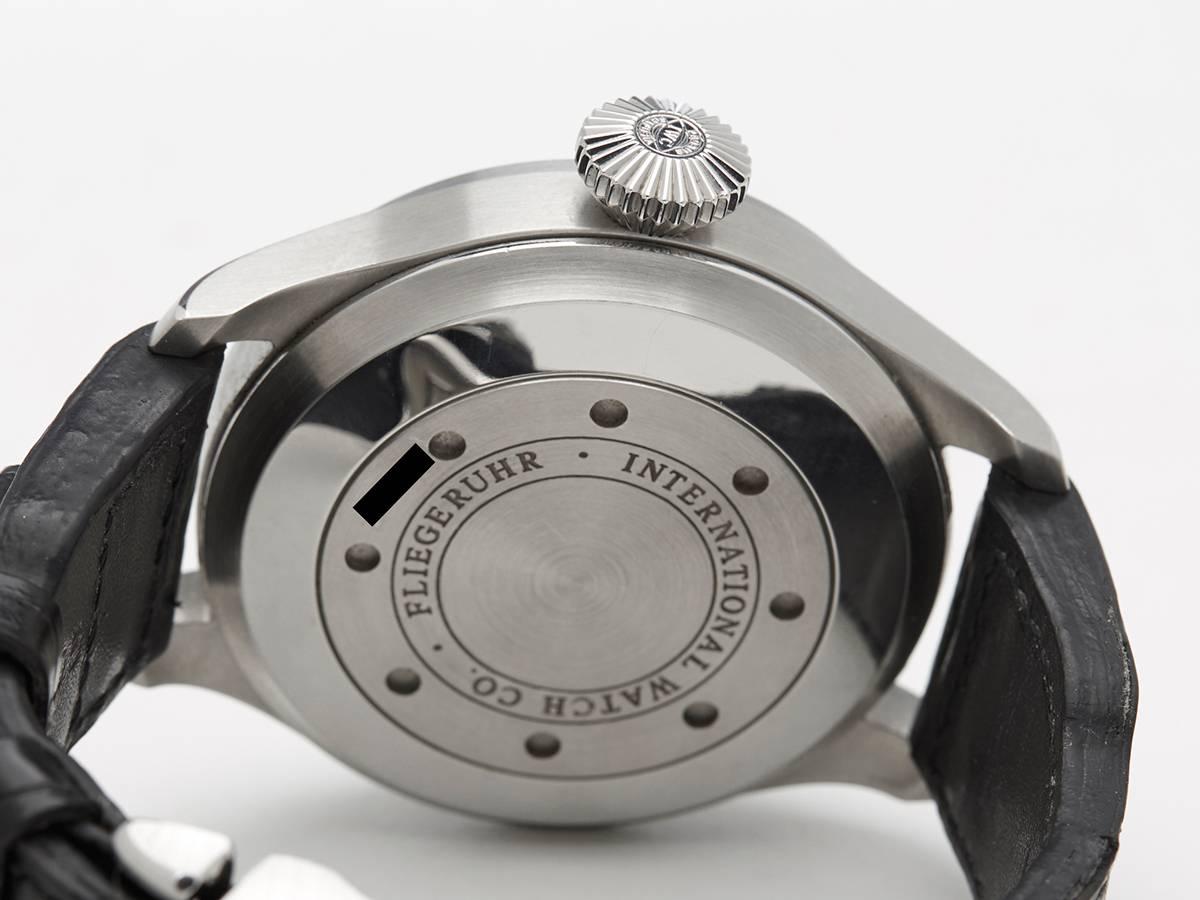IWC Big Pilot's Stainless Steel Automatic Wristwatch IW500401  4