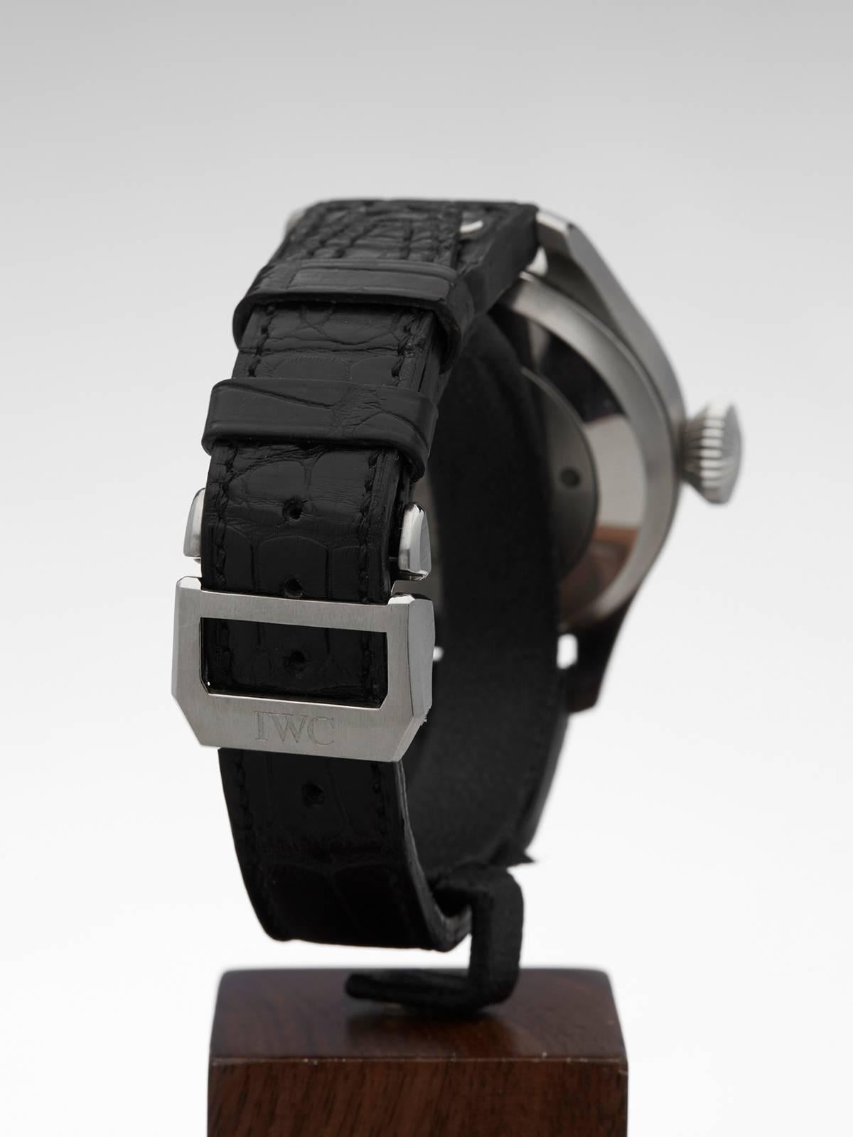 IWC Big Pilot's Stainless Steel Automatic Wristwatch IW500401  2