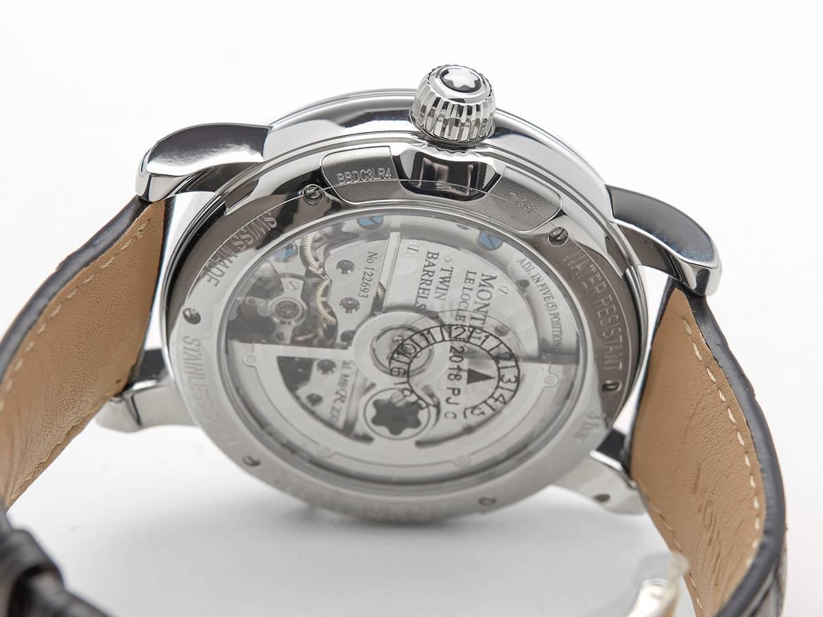 Montblanc Stainless Steel Nicolas Rieussec chronograph Automatic Wristwatch 4