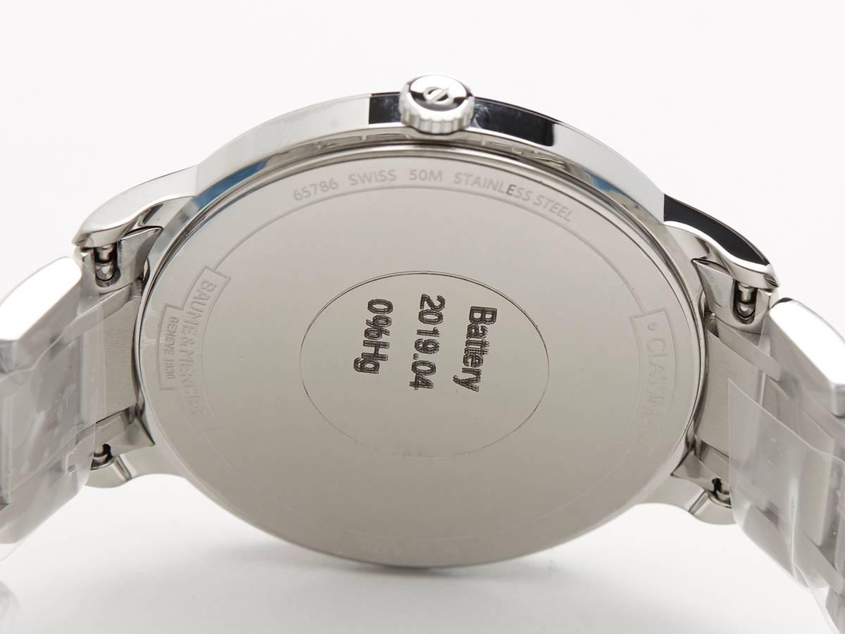 Baume & Mercier Ladies Stainless Steel Classima Automatic Wristwatch  4