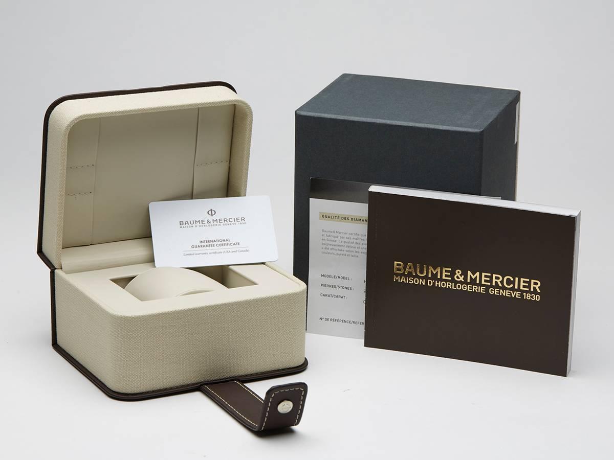 Baume & Mercier Hampton ladies Stainless steel Quartz Wristwatch Ref W3429 5