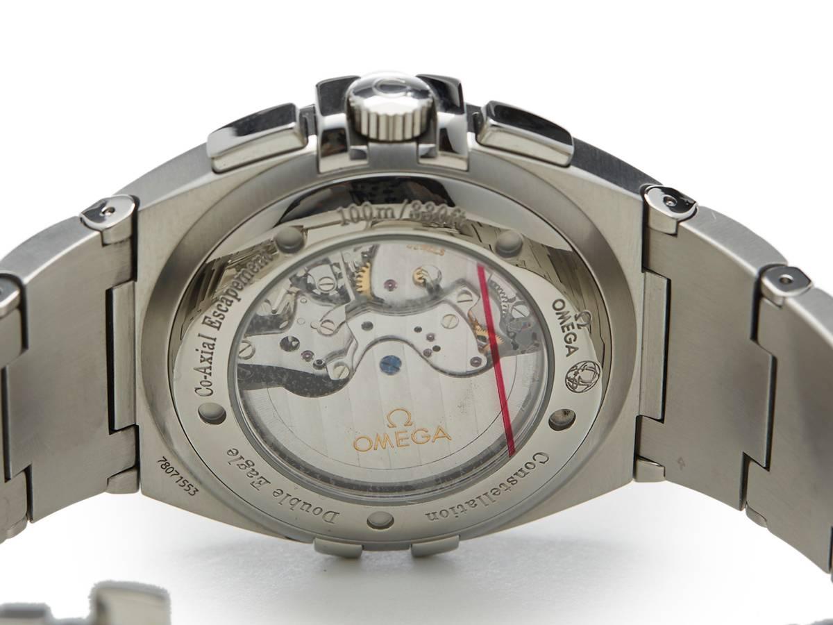 Omega Stainless Steel Constellation Double Eagle Automatic Wristwatch 3