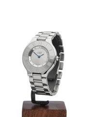 Cartier Ladies Stainless Steel Must de Cartier 21 Quartz Wristwatch