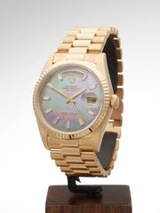 Rolex Yellow Gold Day-Date Automatic Wristwatch Ref W3487 1993