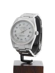 Rolex Air King White Gold Stainless Steel Automatic Wristwatch 114234 2007
