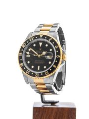 Rolex Yellow Gold Stainless Steel GMT-Master II Automatic Wristwatch 16713 1992