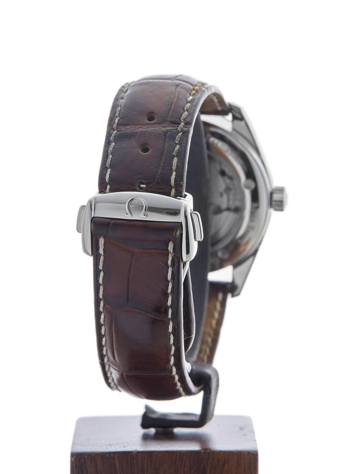 Omega Stainless Steel Railmaster Automatic Wristwatch 3