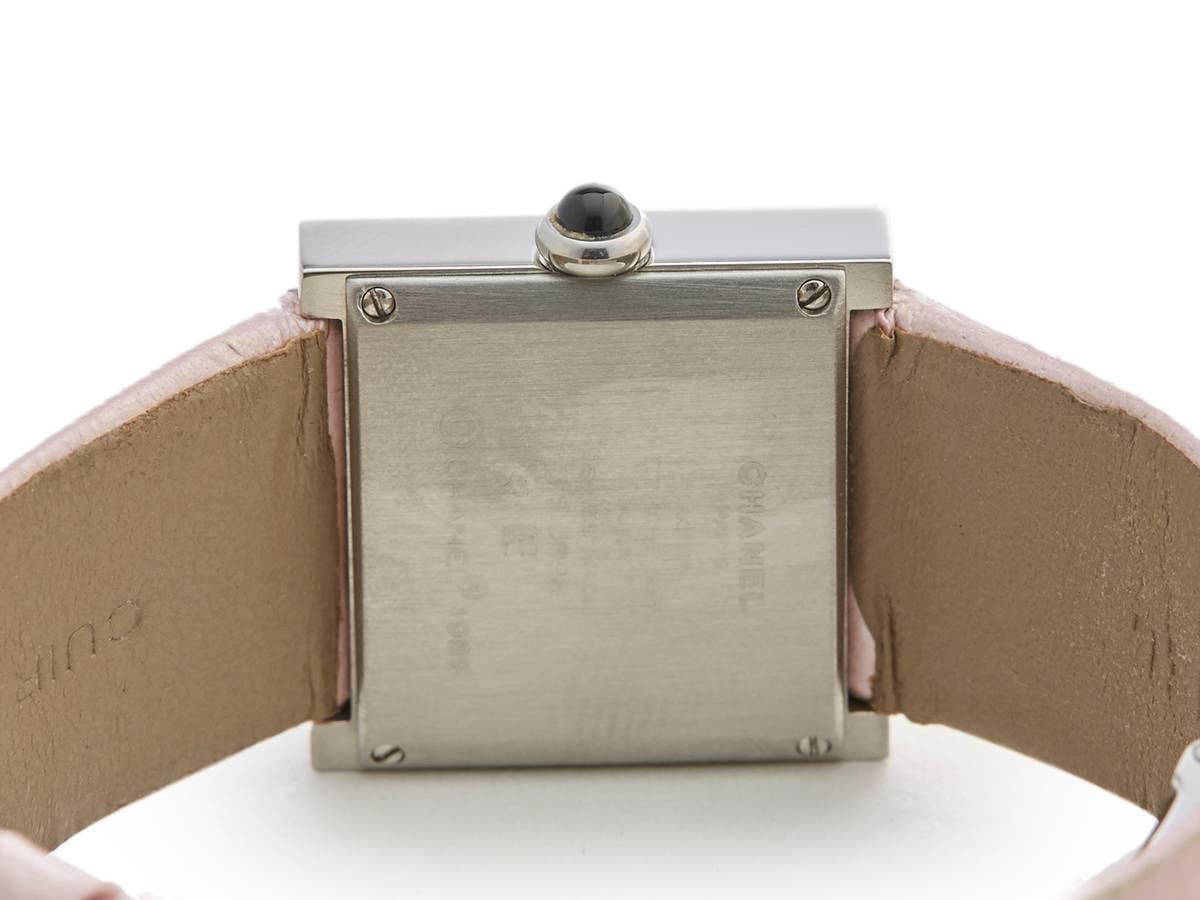  Chanel Ladies Stainless Steel Mademoiselle Quartz Wristwatch Ref W3545 4