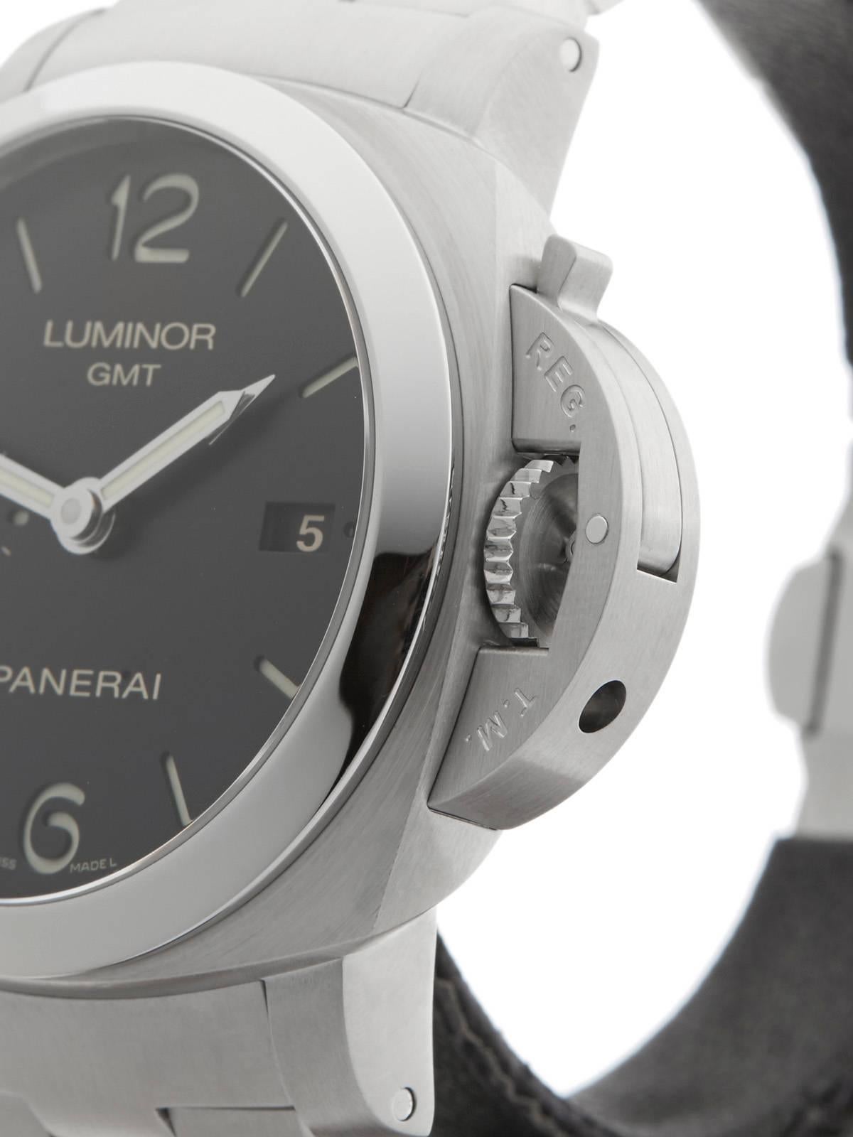 Men's Panerai Stainless Steel Luminor Automatic Wristwatch Ref W2865