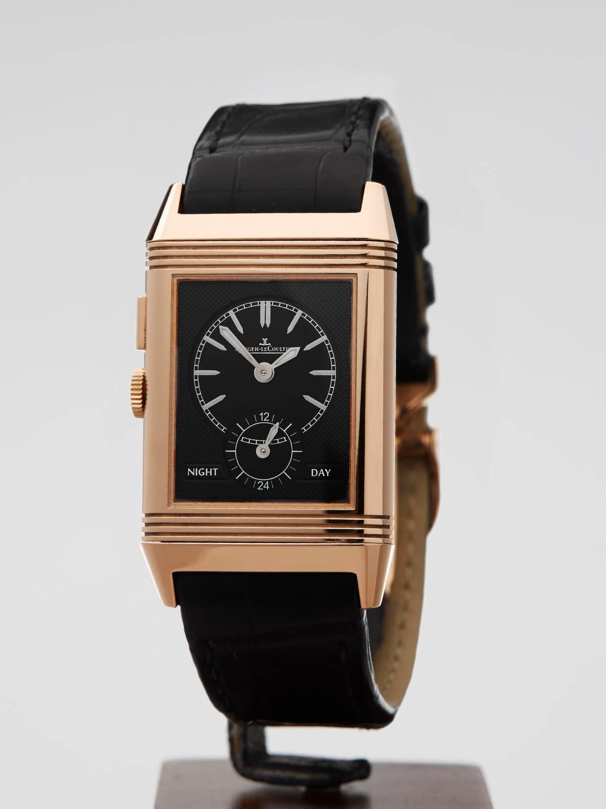 Jaeger-LeCoultre Rose Gold Grande Reverso Automatic Wristwatch 1