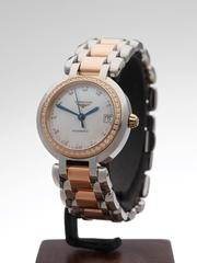 Longines Ladies Yellow Gold Stainless Steel PrimaLuna Automatic Wristwatch