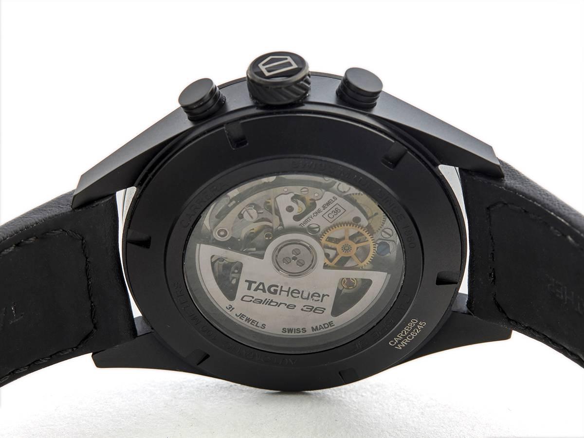 Tag Heuer PVD Titanium Grand Carrera Flyback Chronograph Automatic Wristwatch 4