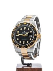 Rolex Yellow Gold Stainless Steel GMT-Master II Automatic Wristwatch