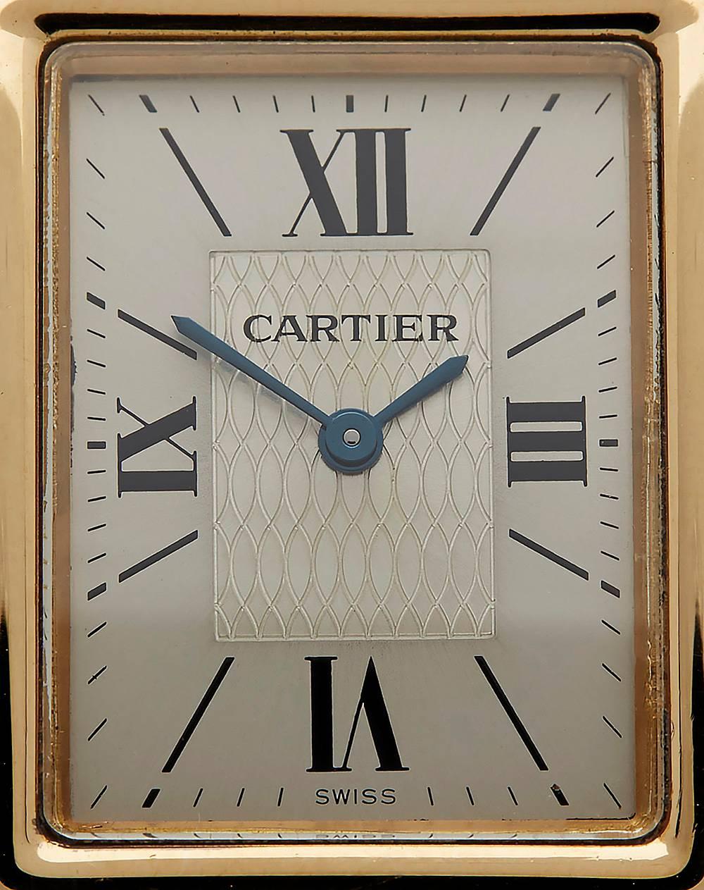  Cartier Ladies Yellow Gold Tank Love Special Edition Mechanical Wristwatch 1