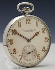 IWC Stainless Steel Military Pocket Watch