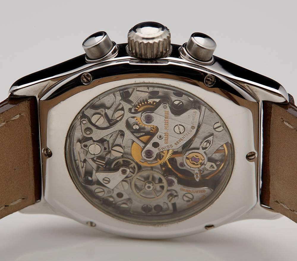  Girard Perregaux White Gold Richeville Chronograph Wristwatch 3