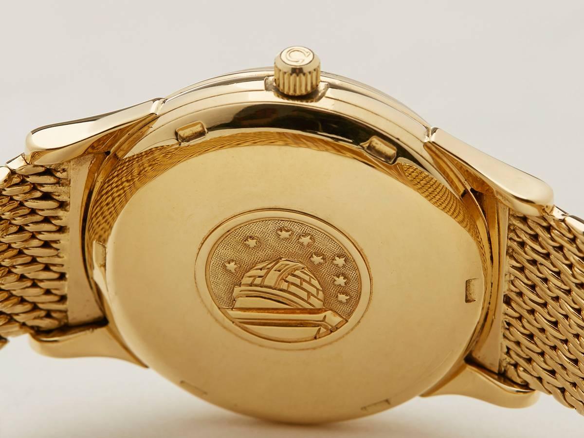  Omega Yellow Gold Constellation Automatic Wristwatch 4