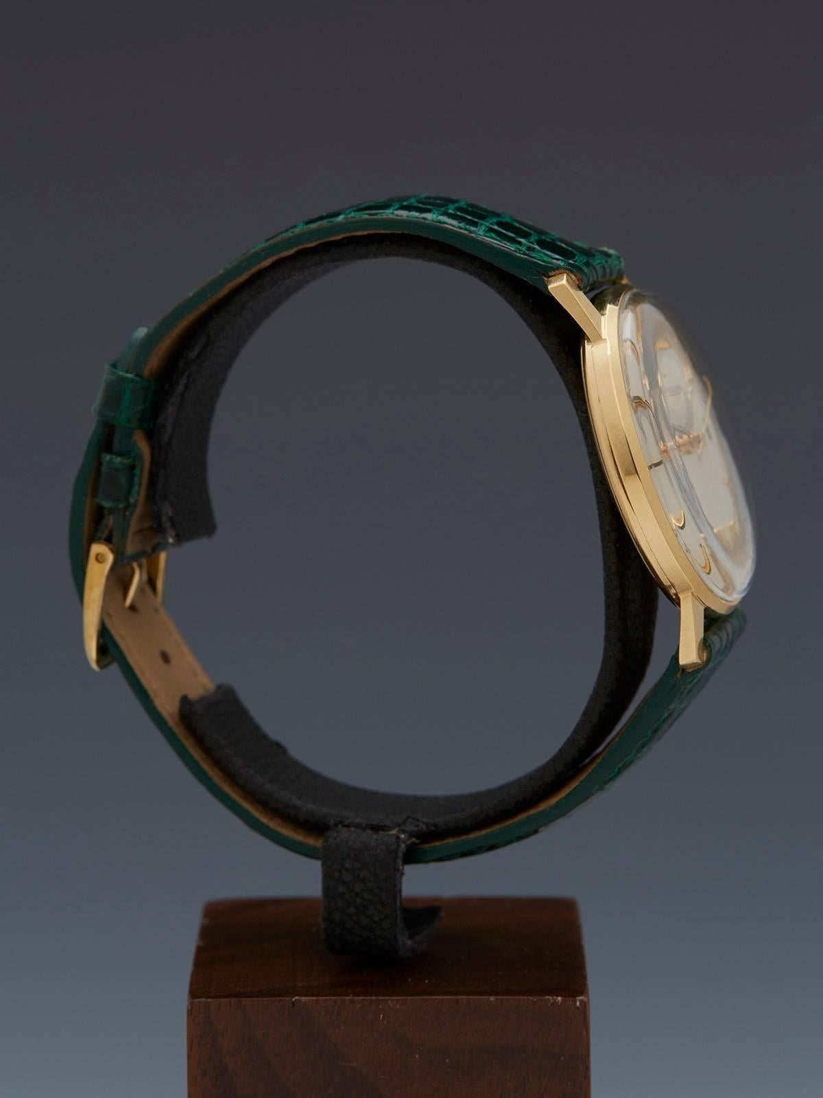 Jaeger-LeCoultre Yellow Gold Cal.886 Manual Wind Mechanical Wristwatch 2