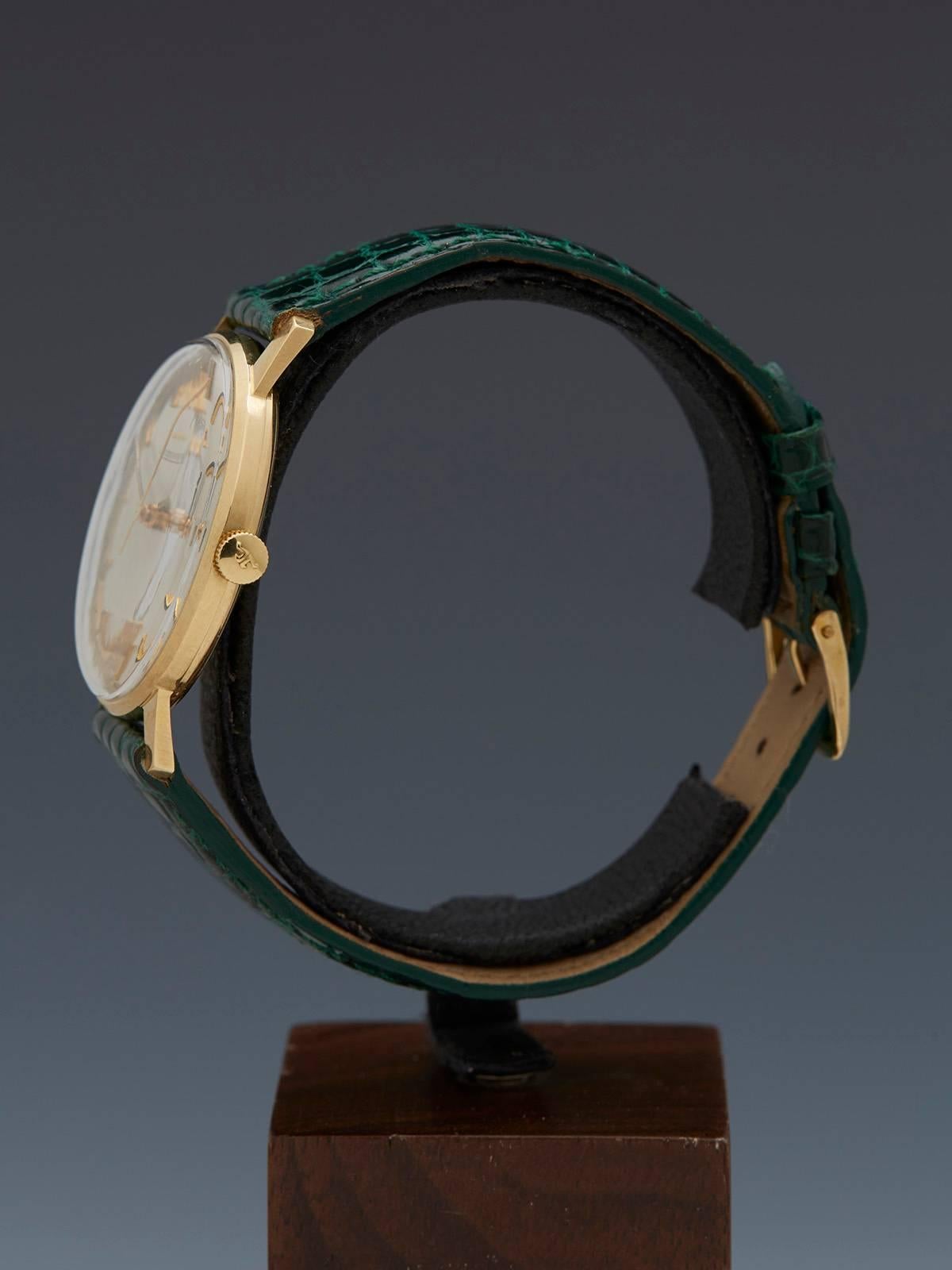 Jaeger-LeCoultre Yellow Gold Cal.886 Manual Wind Mechanical Wristwatch 1