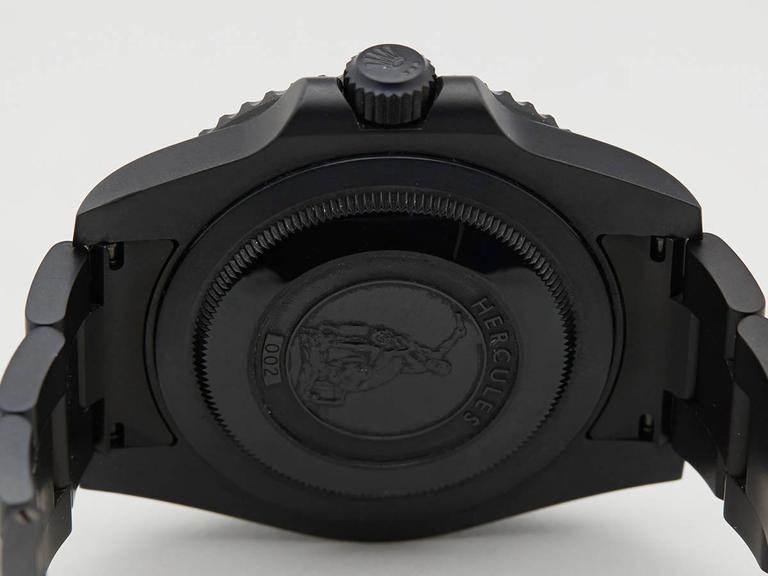 Rolex GMT-Master II Hercules Custom BLNR Batman Black DLC coated