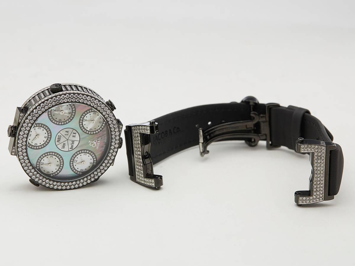  Jacob & Co. JCLDC Limited Edition Diamonds Black PVD Coated Stainless Steel  2