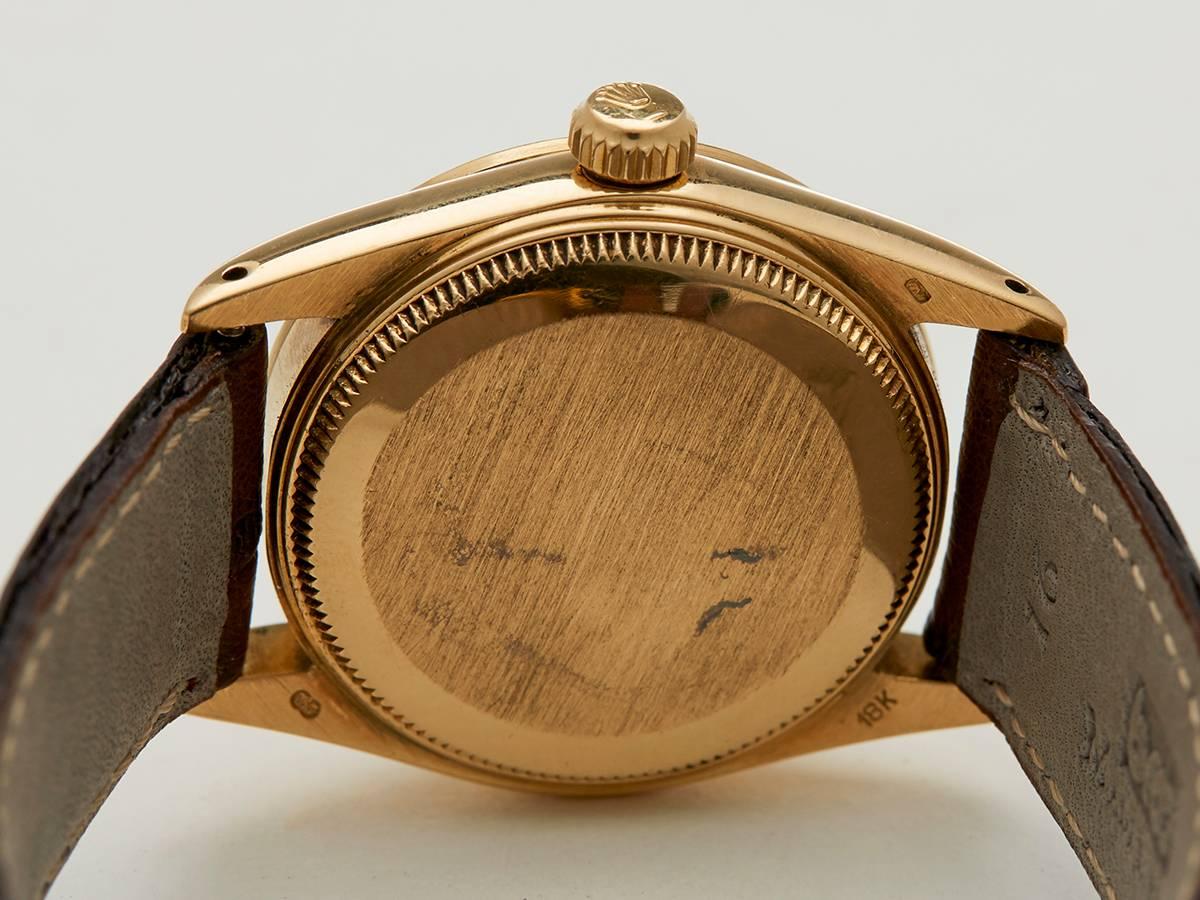  Rolex Rose Gold Datejust Automatic Wristwatch 6827 1978 4
