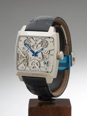 Tag Heuer Platinum Monaco Limited Edition V4 Automatic Wristwatch 2010