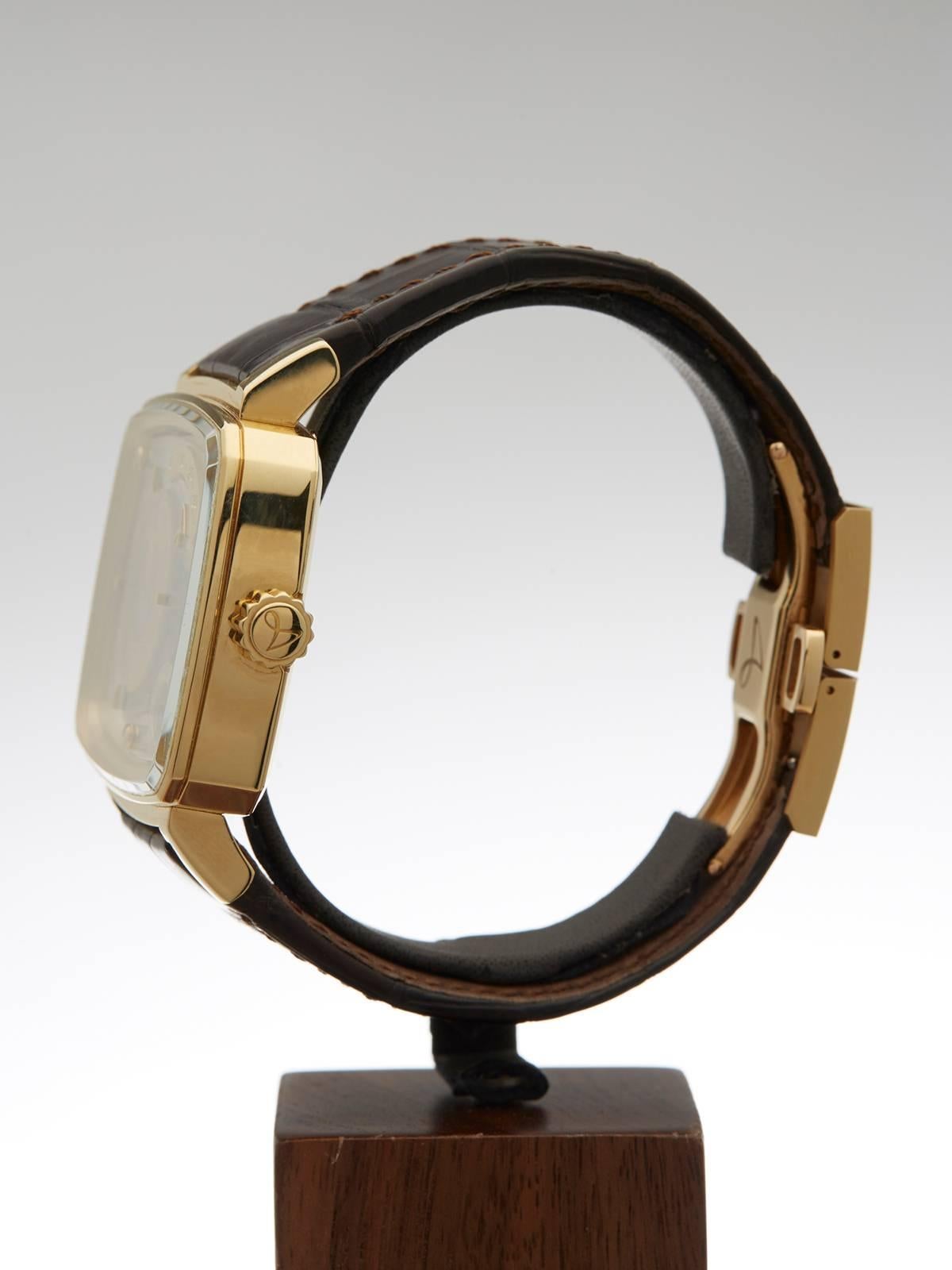 Hautlence Yellow Gold Mechanical Wind Wristwatch Ref HL01 2015 1