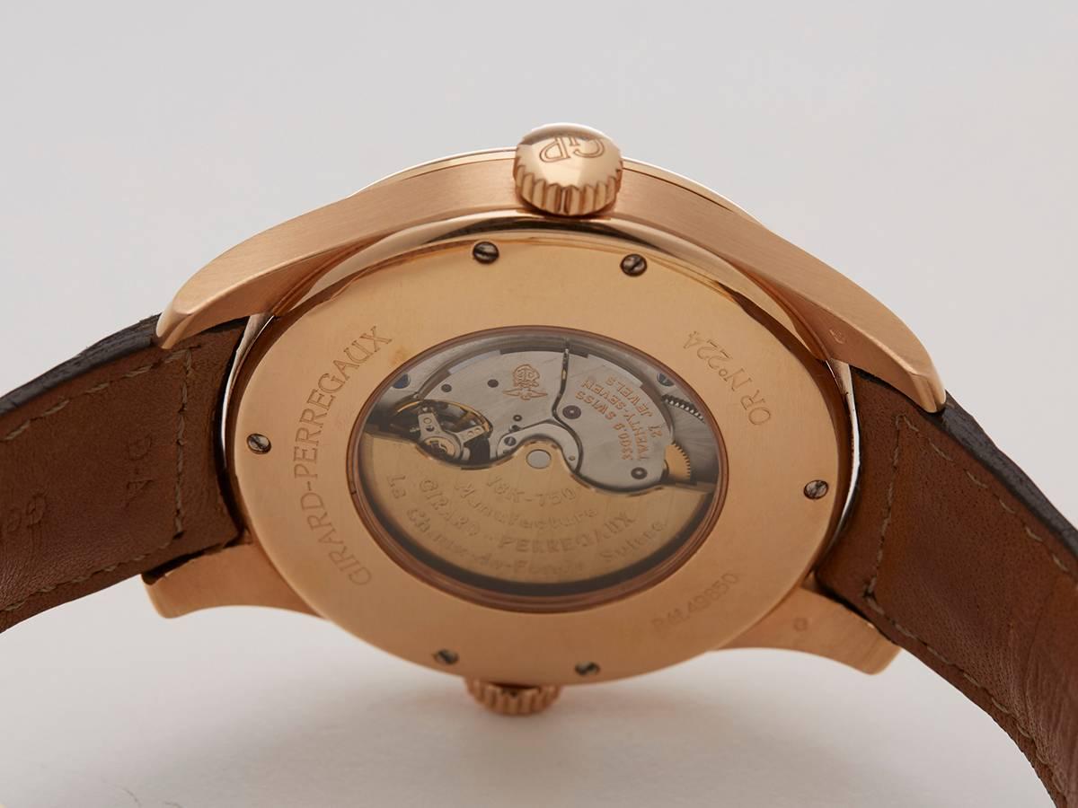  Girard Perregaux WW.TC Rose Gold Automatic Wristwatch 4