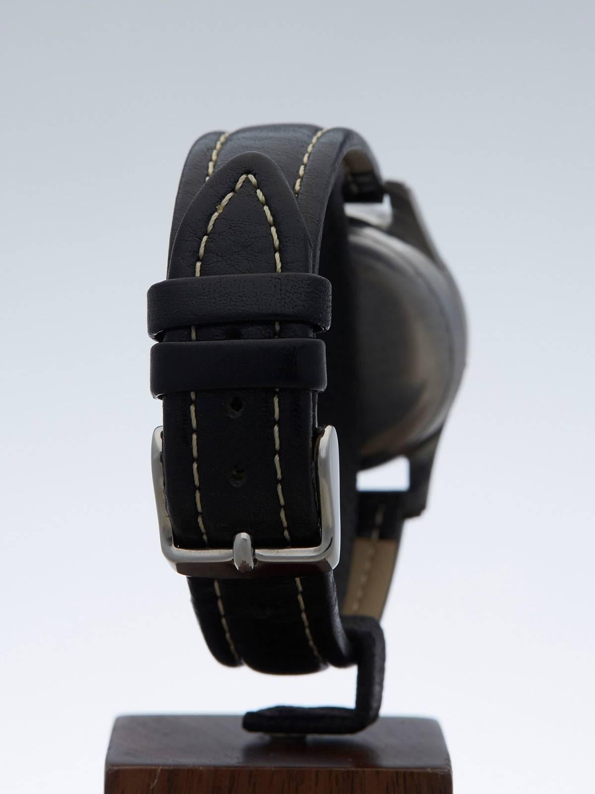  Breitling Stainless Steel Datora Mechanical Wind Wristwatch Ref 784  3