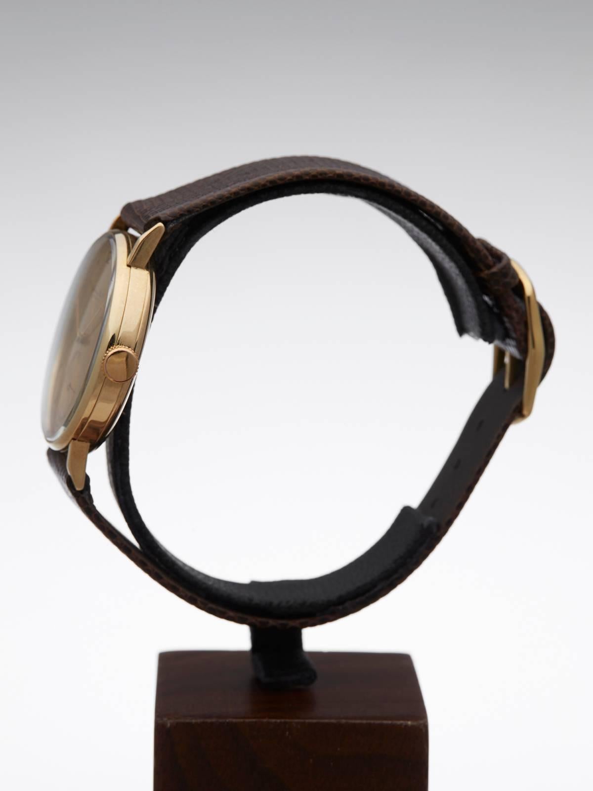 iwc gold watch vintage