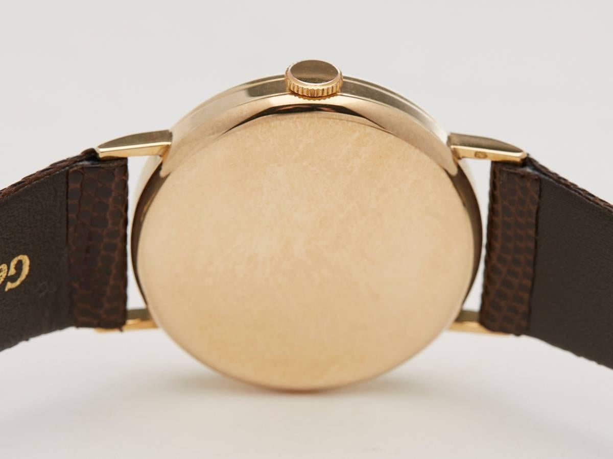 IWC Yellow Gold Cal.83 Mechanical Wind Wristwatch Ref 1075770 1941 1