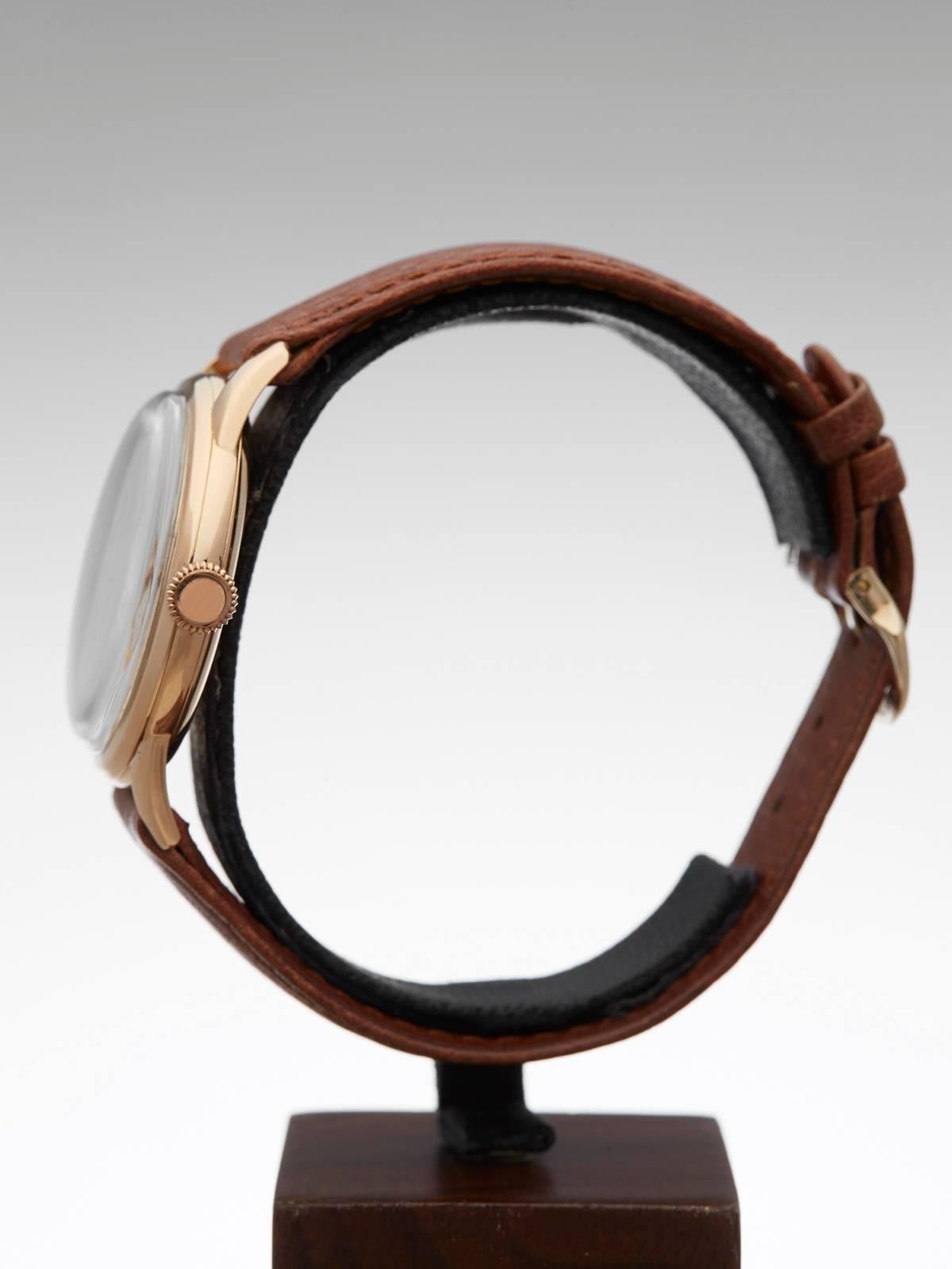 IWC Rose Gold Cal.89 Mechanical Wind Wristwatch In Excellent Condition In Bishop's Stortford, Hertfordshire