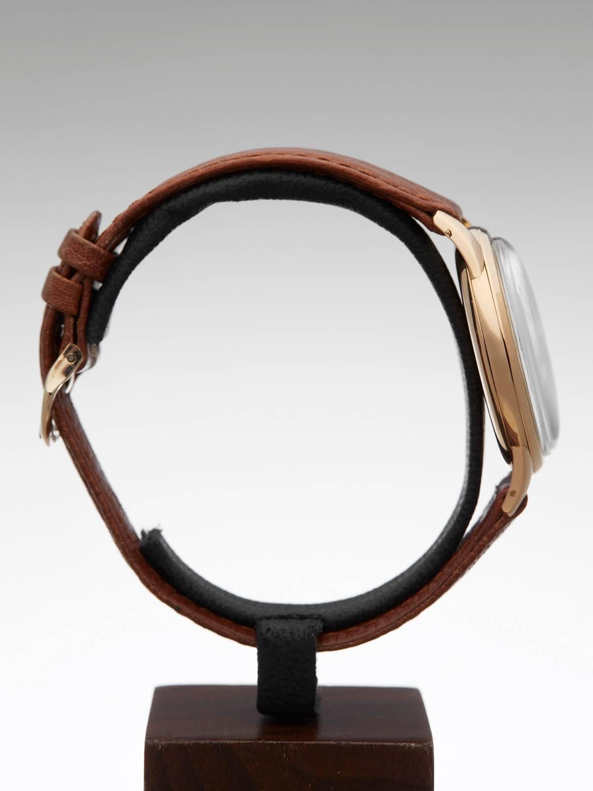 Women's or Men's IWC Rose Gold Cal.89 Mechanical Wind Wristwatch