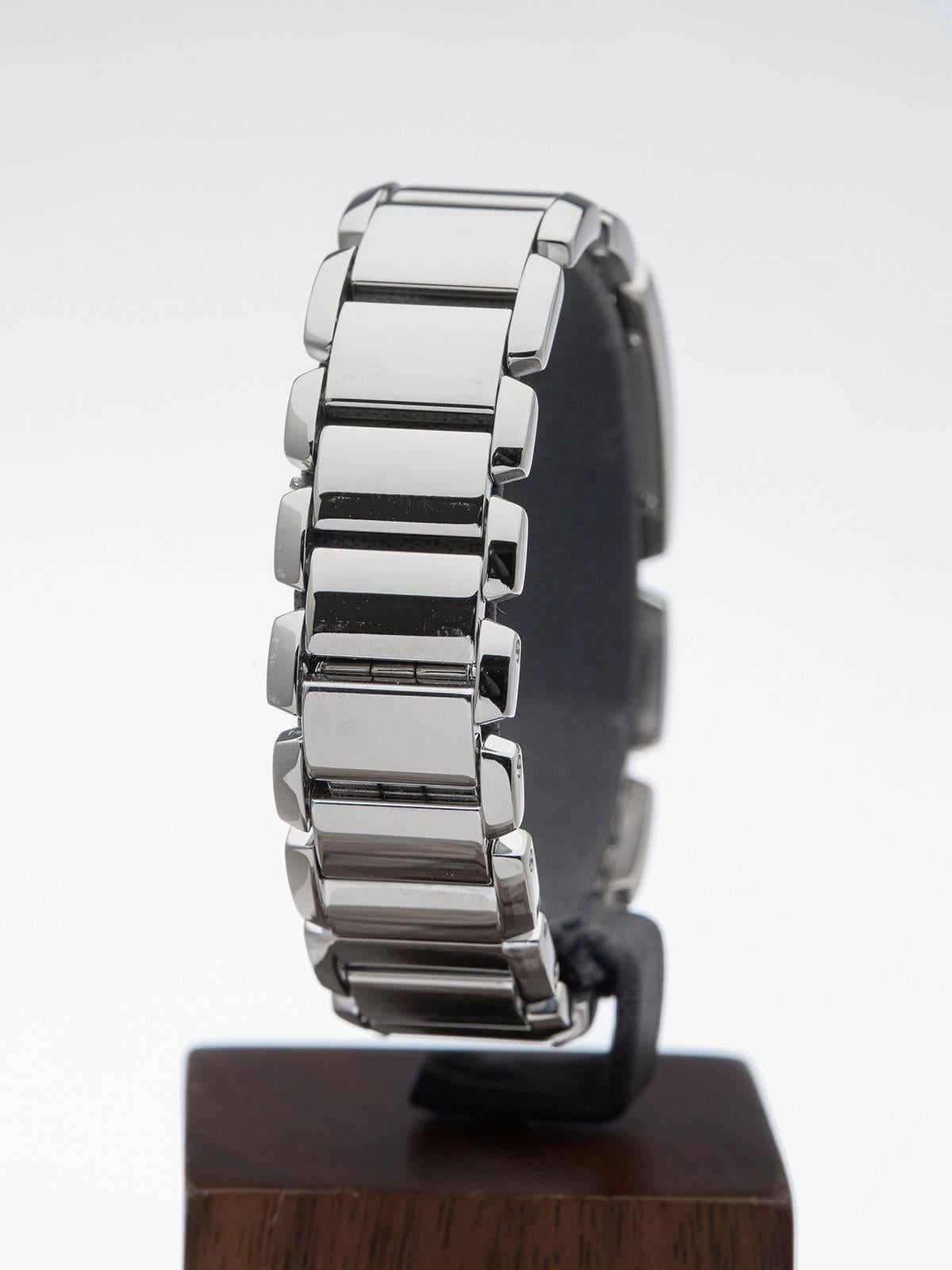 Cartier Ladies White Gold Tankissime Quartz Wristwatch 2831 4