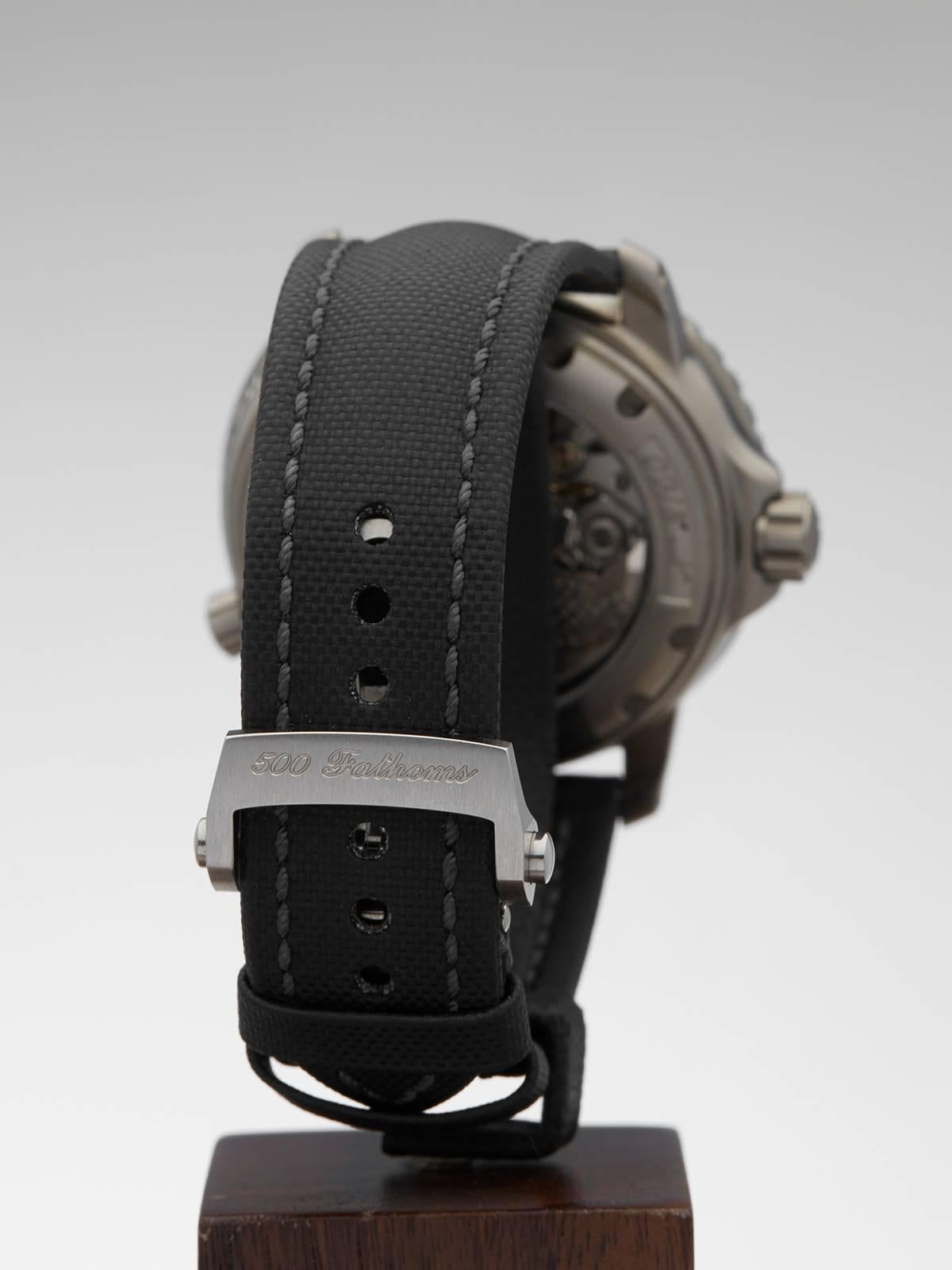  Blancpain Titanium Fifty Fathoms 500 Fathoms Automatic Wristwatch 2
