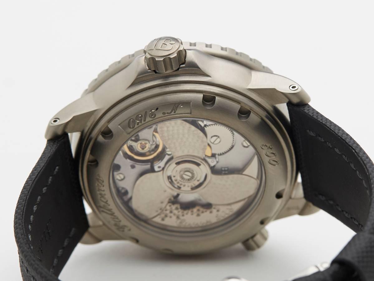  Blancpain Titanium Fifty Fathoms 500 Fathoms Automatic Wristwatch 1