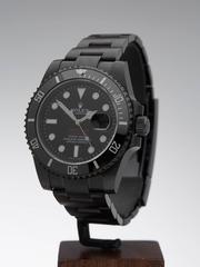 Rolex Stainless Steel Submariner Hercules Custom DLC Coated Automatic Watch