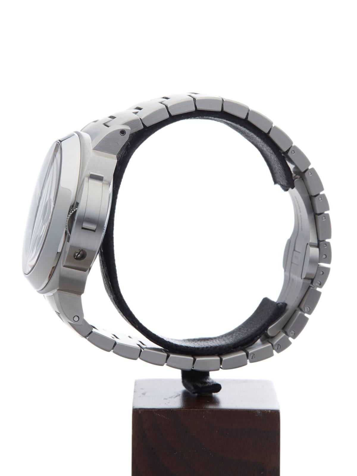  Panerai Stainless Steel Luminor Automatic Wristwatch Ref PAM00279 2010s 1