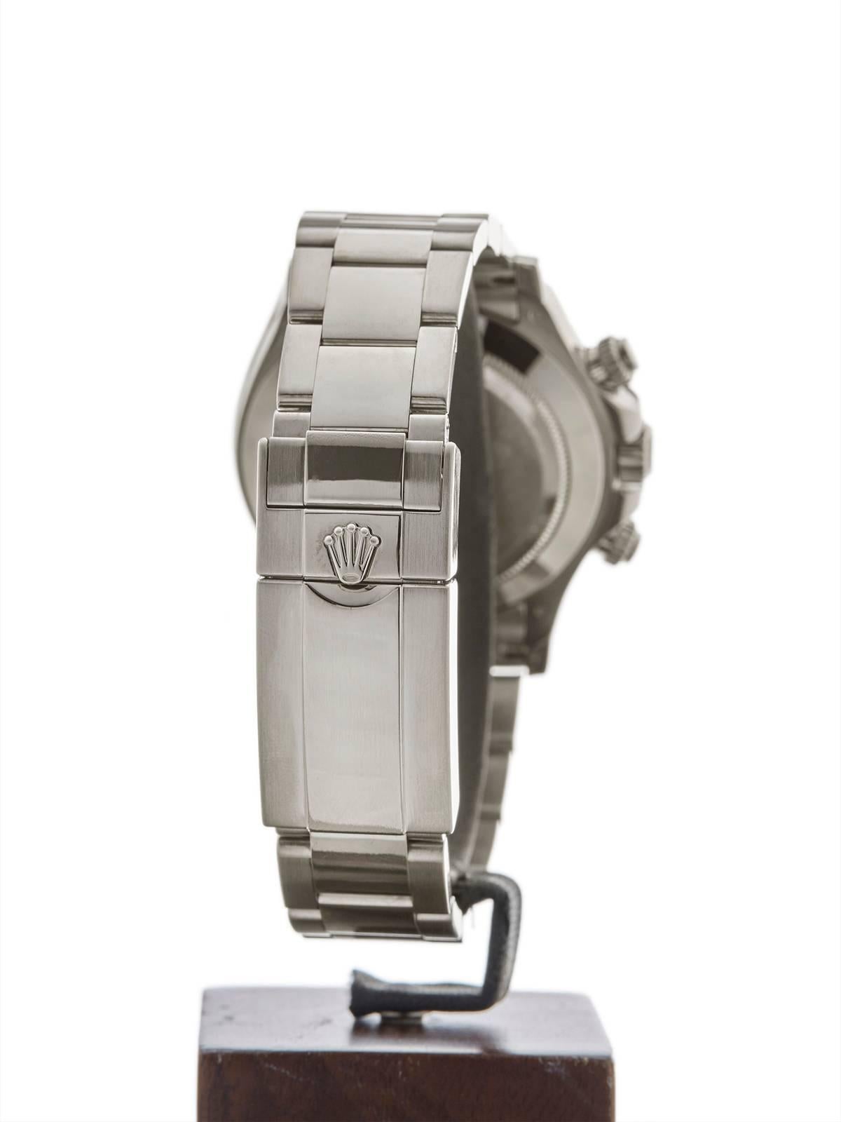  Rolex  White Gold Daytona Automatic Wristwatch Ref 116509 2010 4