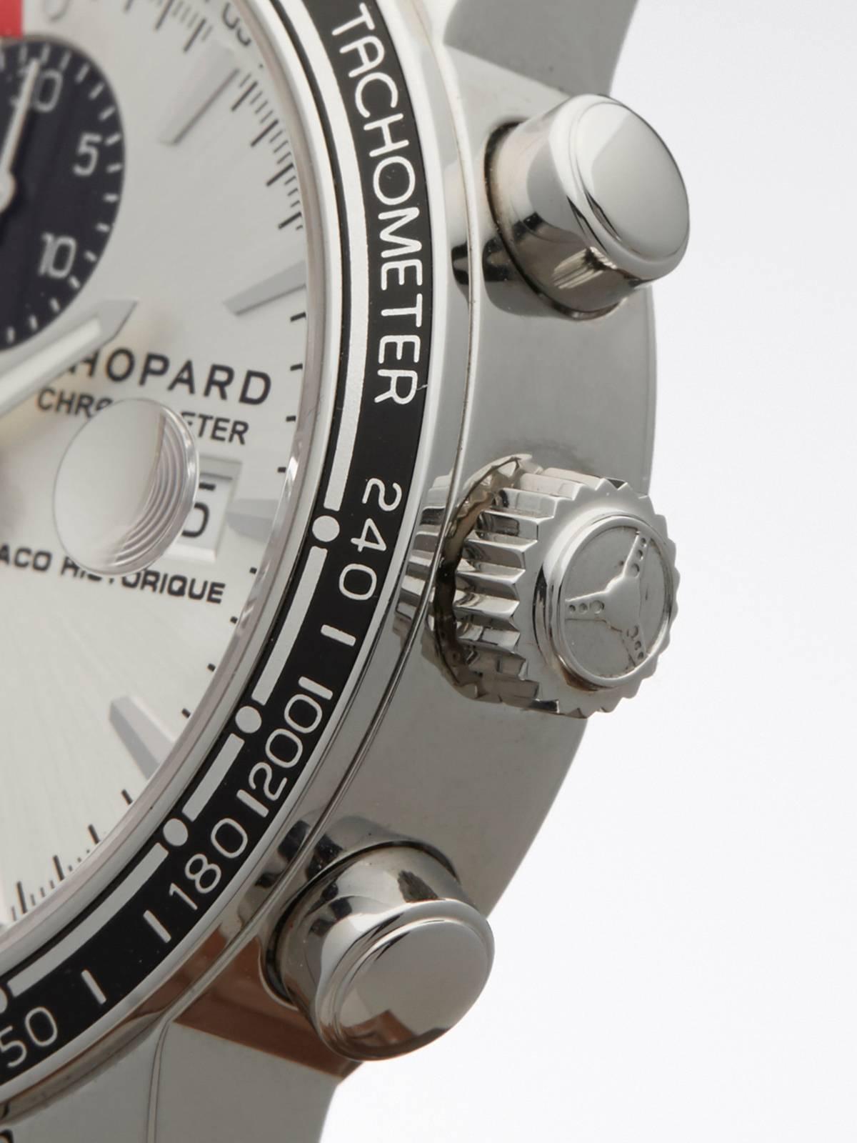 Men's  Chopard Stainless Steel Mille Miglia Grand Prix Monaco Historique Wristwatch