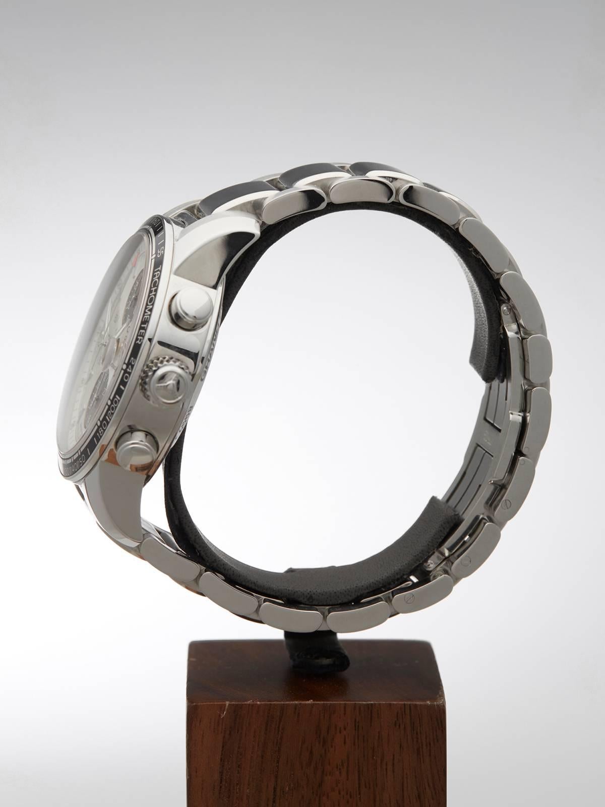  Chopard Stainless Steel Mille Miglia Grand Prix Monaco Historique Wristwatch 1