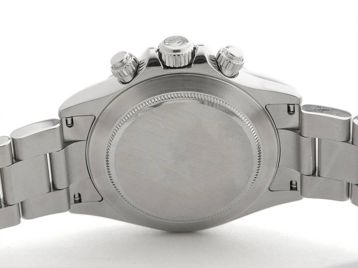 Rolex Stainless Steel Daytona Automatic Wristwatch Model 116520 4