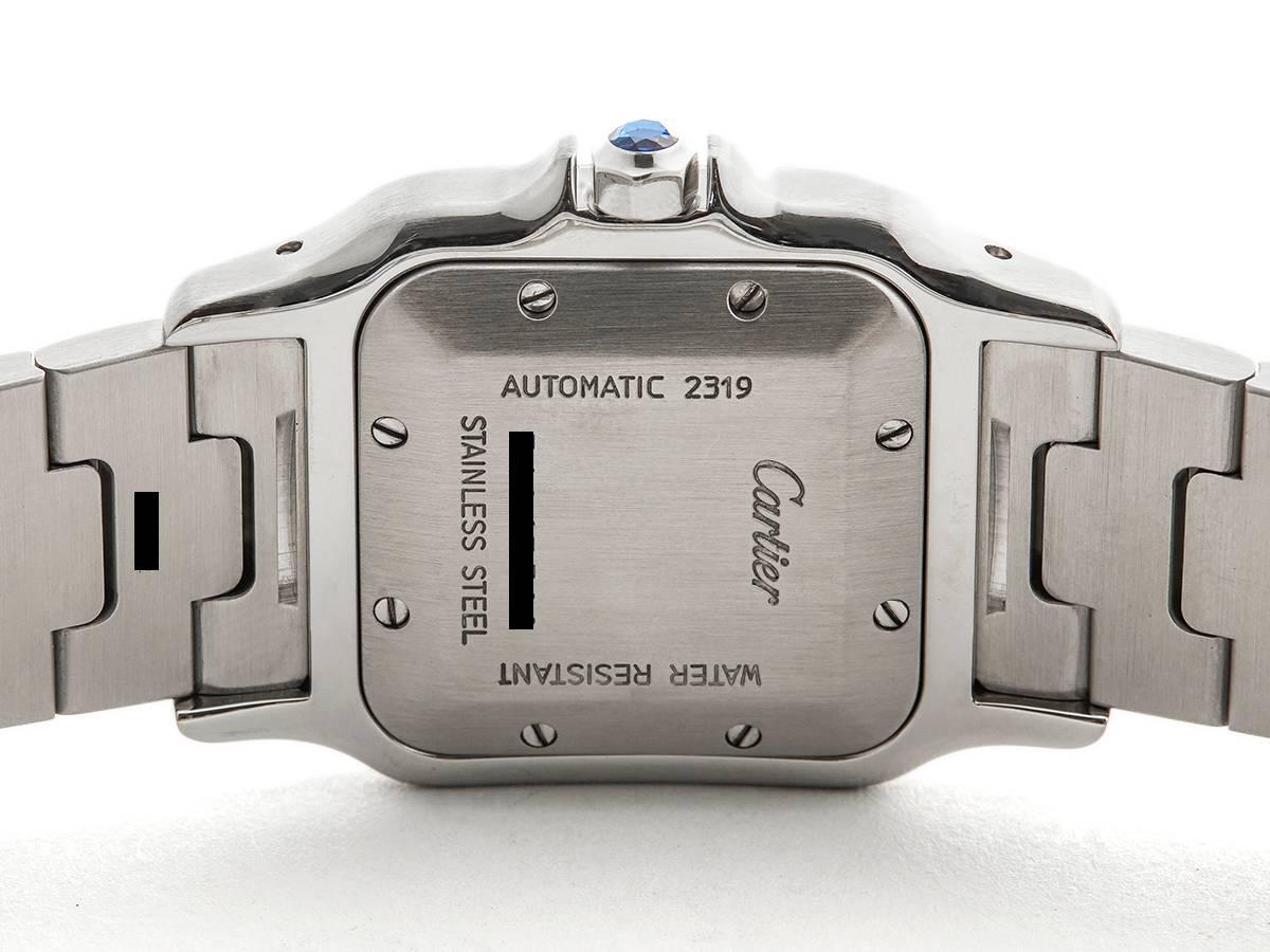 Cartier Ladies Stainless Steel Santos Galbee Automatic Wristwatch 2319  4